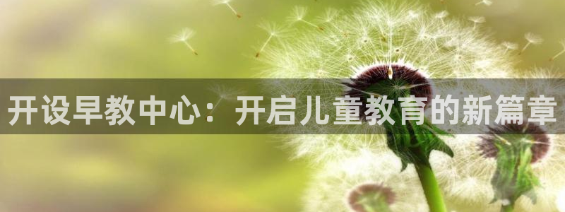 天顺娱乐辉78778卧：开设早教中心：开启儿童教育的新篇章