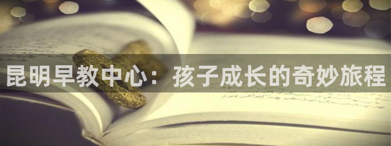 天顺娱乐主管会：昆明早教中心：孩子成长的奇妙旅程